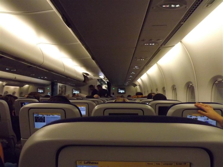 Салон самолета Airbus А380-800