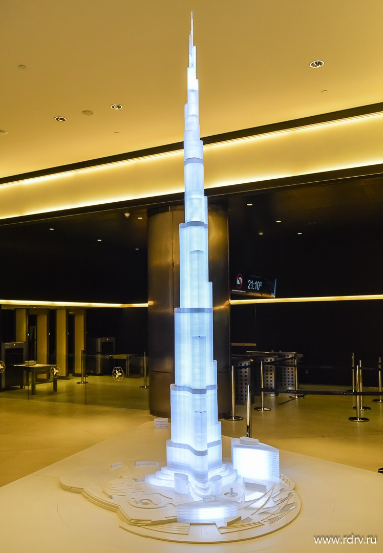 Модель самого высокого здания в мире