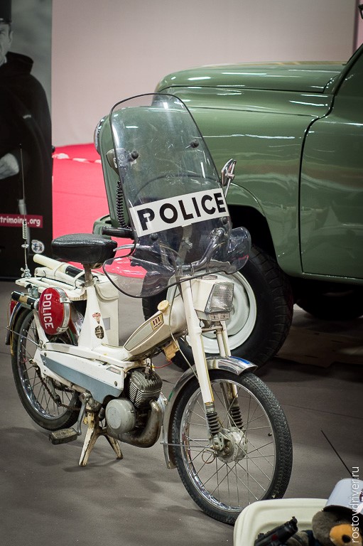 Исторический полицейский мотоцикл