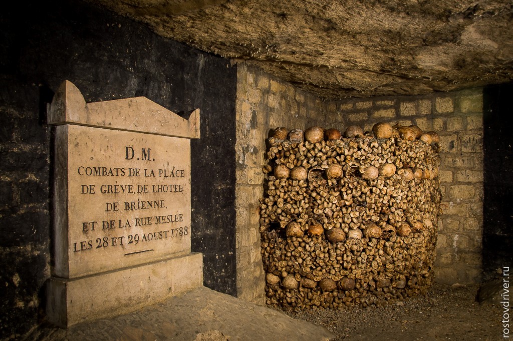 Погребения 1788 года в парижских катакомбах