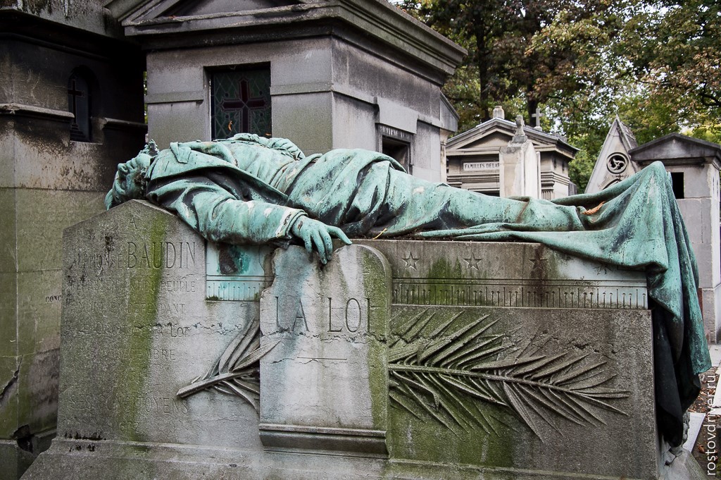 Кладбище Монмартр в Париже