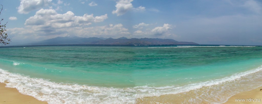 Пляж на острове Гили Траванган