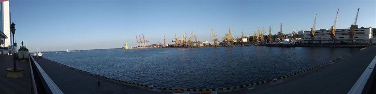 Панорама Одесского порта