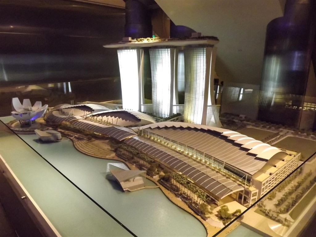 Модель комплекса Marina bay sands