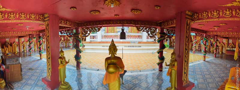 Панорама внутри храма